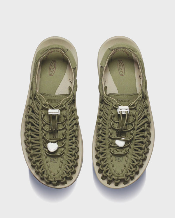 Keen Uneek Sandalen Groen bovenaanzicht