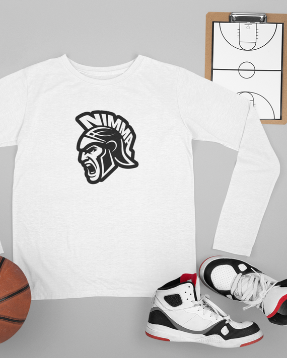 Nimma Basketball Warrior Longsleeve Wit