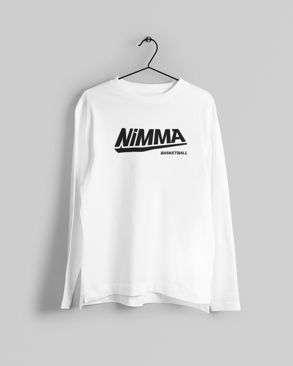 Nimma Basketball Longsleeve Wit
