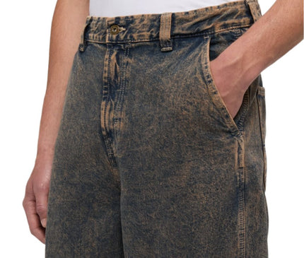 Madison Denim Baggy Jeans Overdye Brown Wash