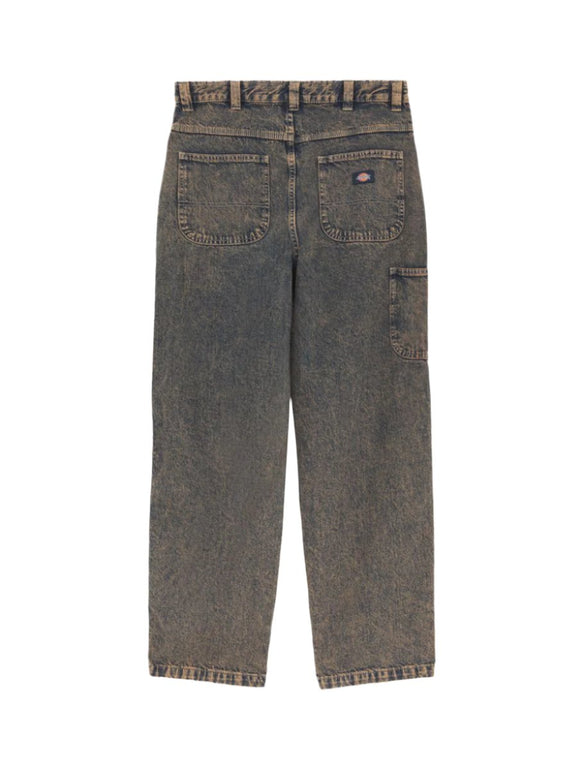 Madison Denim Baggy Jeans Overdye Brown Wash