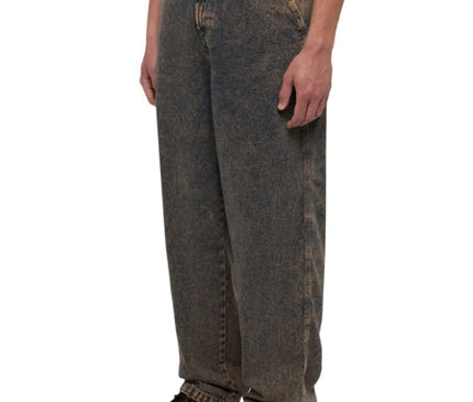 Madison Denim Baggy Jeans Overdye Brown Wash