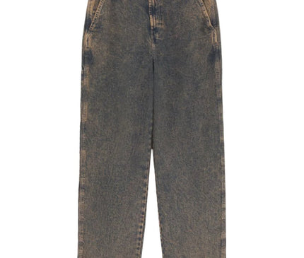 Madison Denim Baggy Jeans Overdye Brown Wash