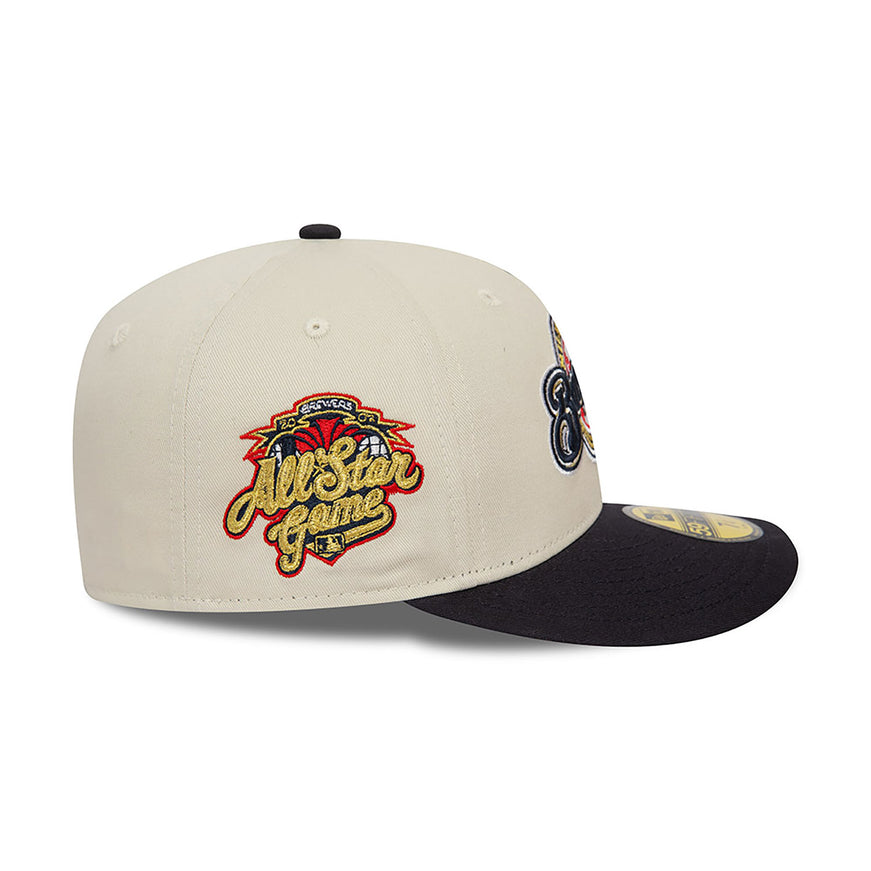 Milwaukee-Brewers-MLB-Pin-Low-Profile-59FIFTY-fitted-Cap-Zijnkant-Links