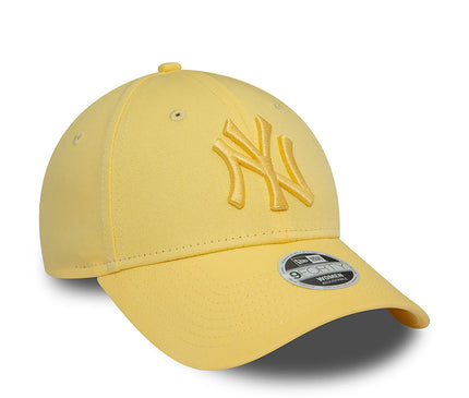 New-Era-new-york-yankees-womens-league-essential-pastel-yellow-9forty-adjustable-cap-Right