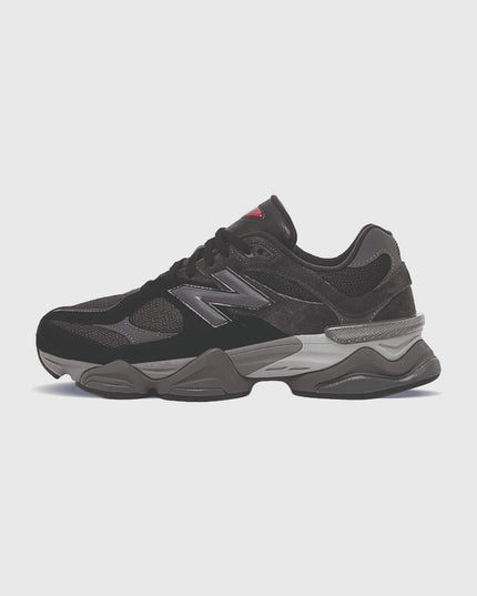 New Balance 9060 Sneaker Zwart Lichtgrijs linkeraanzicht