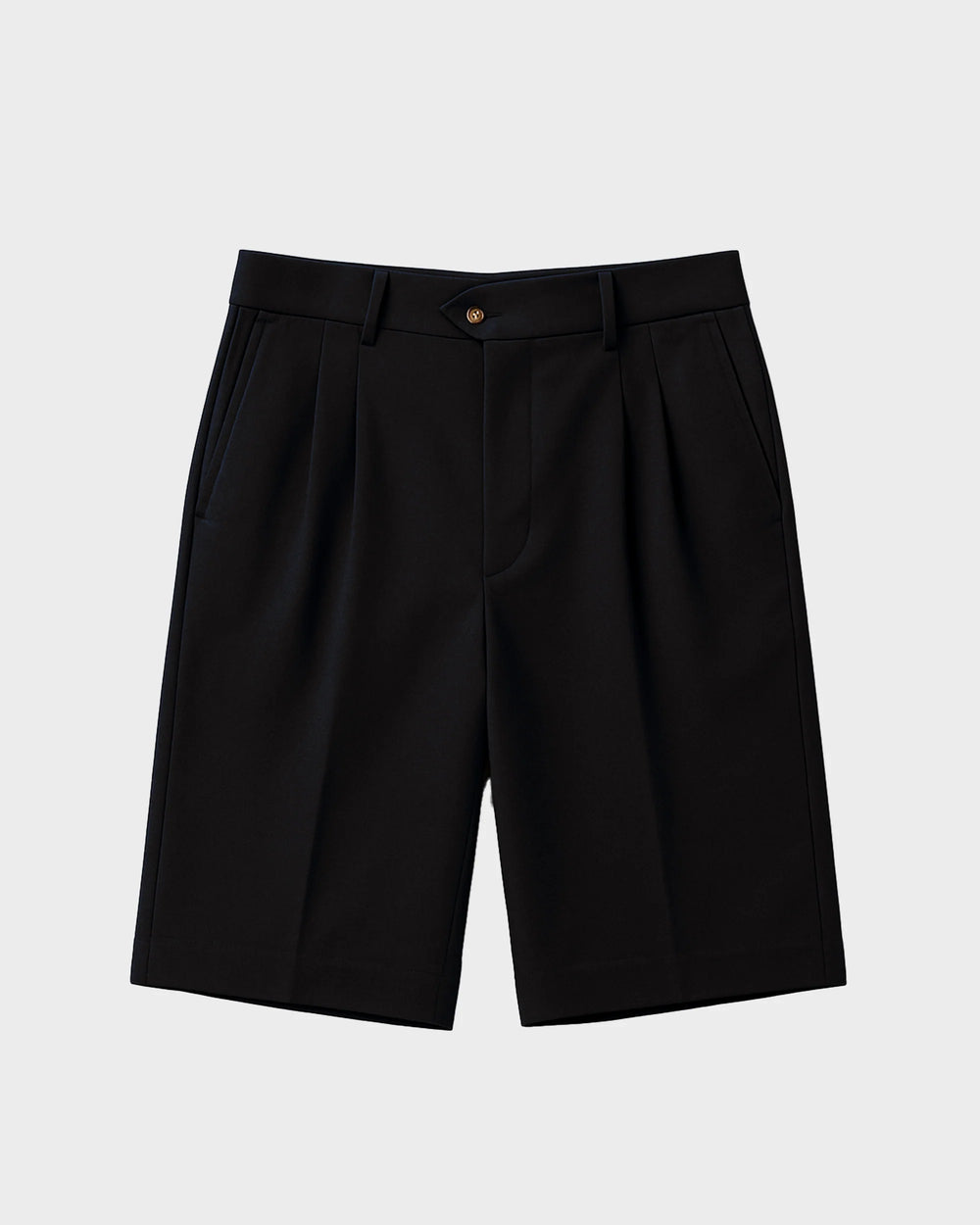 Prohibited Newport Pleated Shorts Zwart