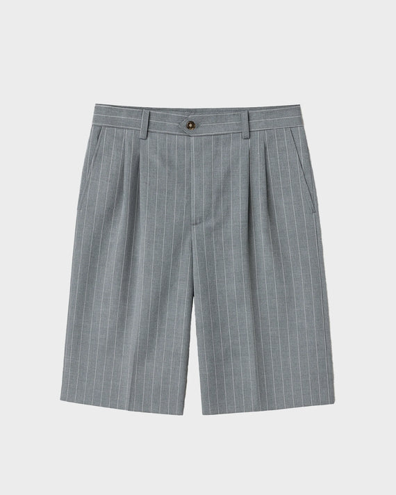 Prohibited Newport Pleated Shorts Grijs
