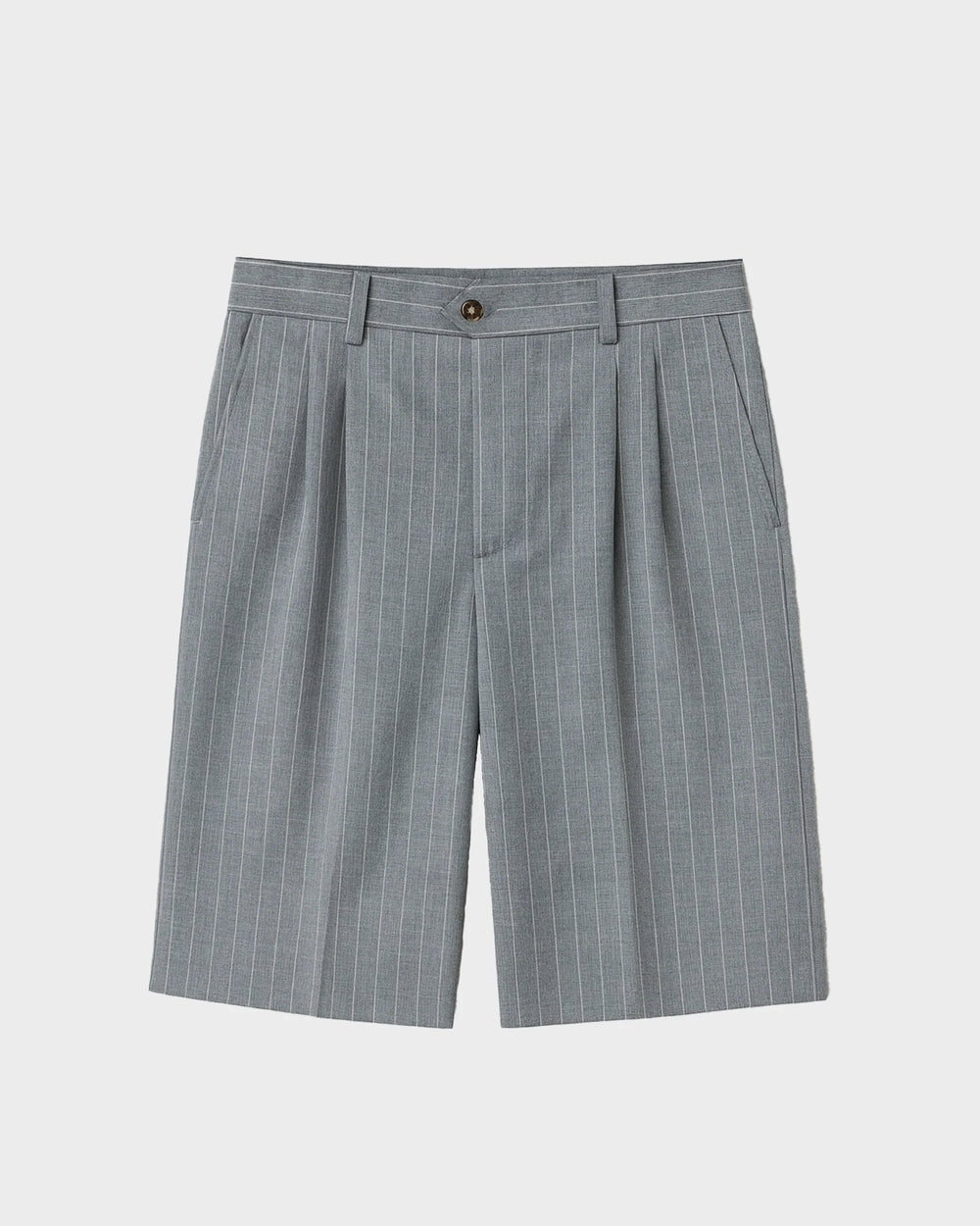 Prohibited Newport Pleated Shorts Grijs