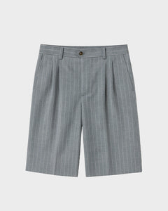 Prohibited Newport Pleated Shorts Grijs