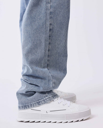 Project X Paris Double Knee Denim Blauw