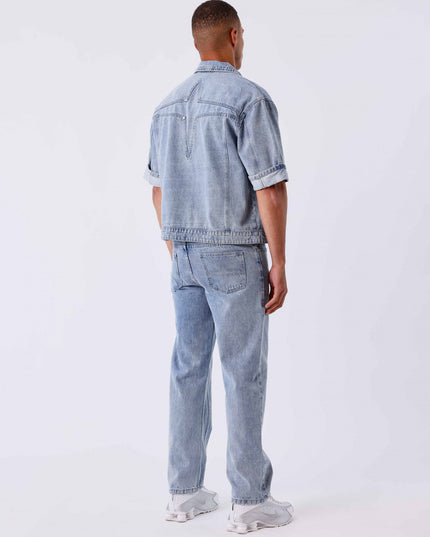 Project X Paris Double Knee Denim Blauw