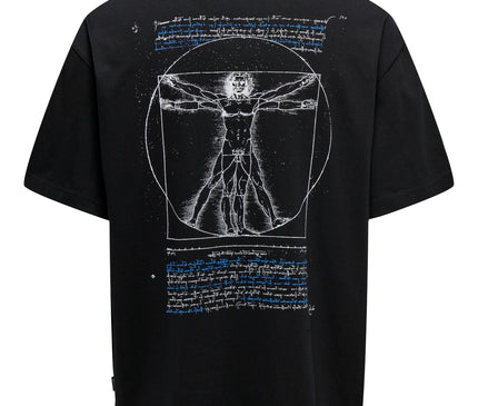 Only & Sons Vinci Backprint T-Shirt Zwart 