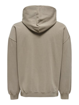 Ramon Relax Washed Hoodie Beige