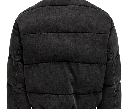 Levon Puffer Jas Washed Black