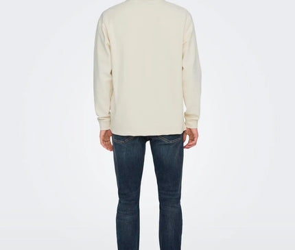 Only & Sons Bernard Rlx Longsleeve Polo Wit