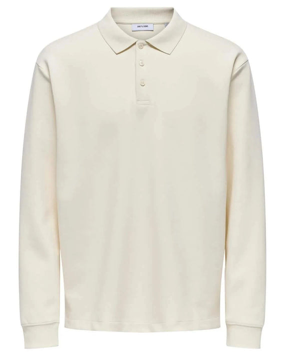 Only & Sons Longsleeve Wit Voorkant