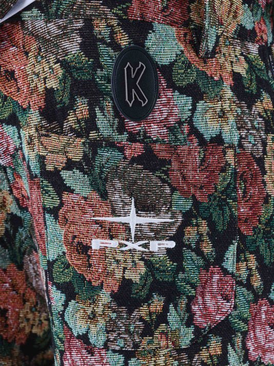 Project X Paris Floral Broek logo close up
