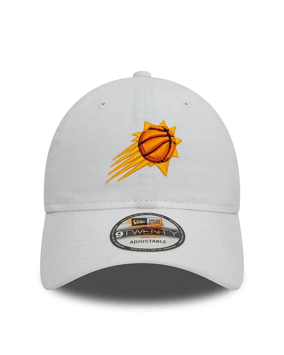Phoenix-Suns-9Twenty-Adjustable-Cap-White-Orange-Center