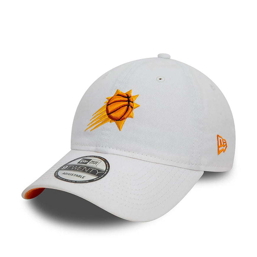Phoenix-Suns-9Twenty-Adjustable-Cap-White-Orange-Left