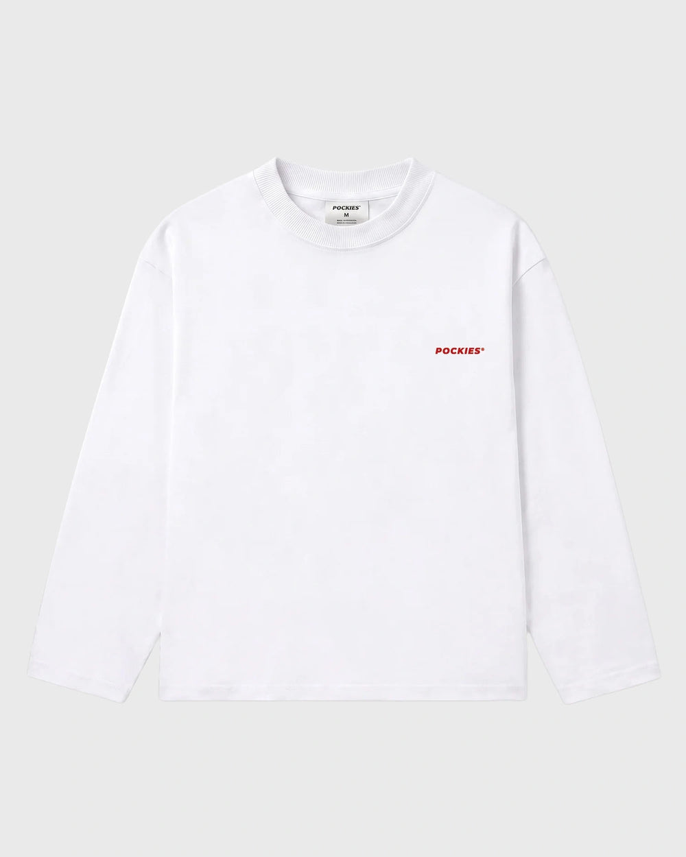 Pockies x Zaanse Mayo Longsleeve Wit vooraanzicht