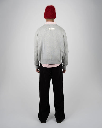 Prohibited Academy Knit Sweater Grey