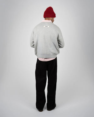 Prohibited Academy Knit Sweater Grey