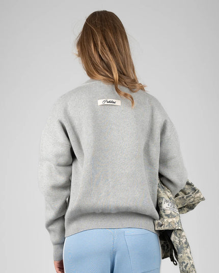 Prohibited Academy Knit Sweater Grey
