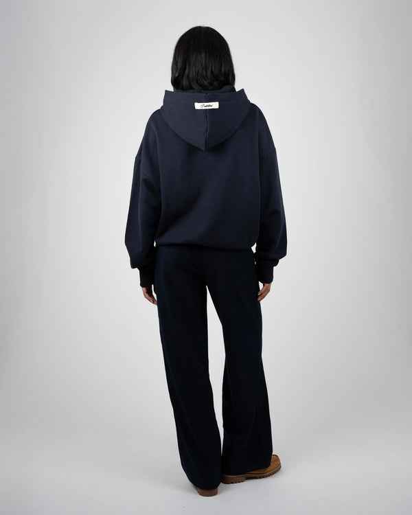 Prohibited College Days Zip-Hoodie Donkerblauw