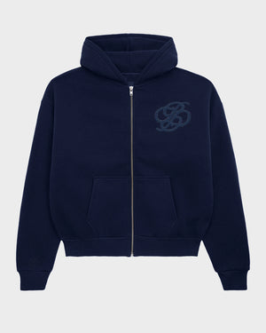 Prohibited College Days Zip-Hoodie Donkerblauw