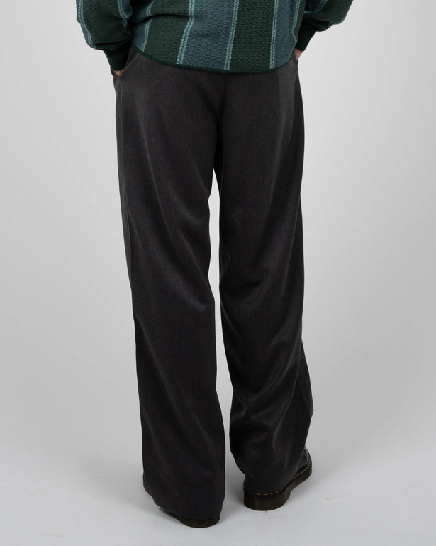 Prohibited Heritage Pleated Pants Donkergrijs