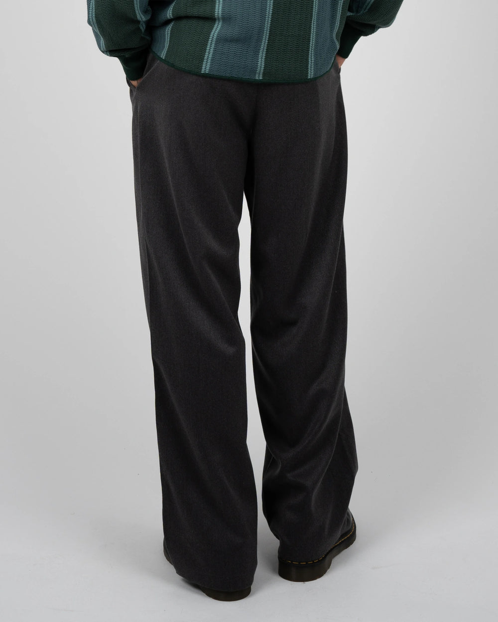 Prohibited Heritage Pleated Pants Donkergrijs