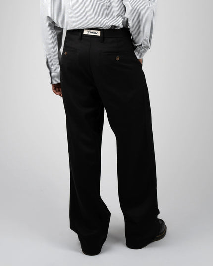 Prohibited Heritage Pleated Pants Zwart