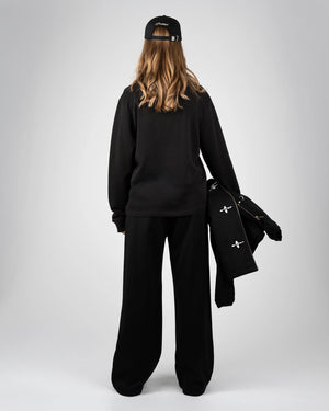 Prohibited Heritage Pleated Pants Zwart