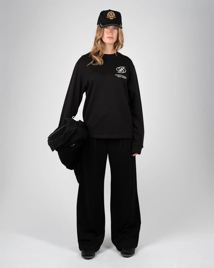 Prohibited Heritage Pleated Pants Zwart