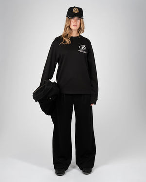 Prohibited Heritage Pleated Pants Zwart