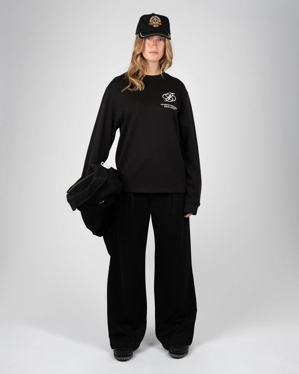 Prohibited Heritage Pleated Pants Zwart