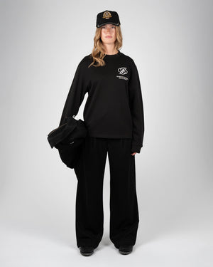 Prohibited Heritage Pleated Pants Zwart