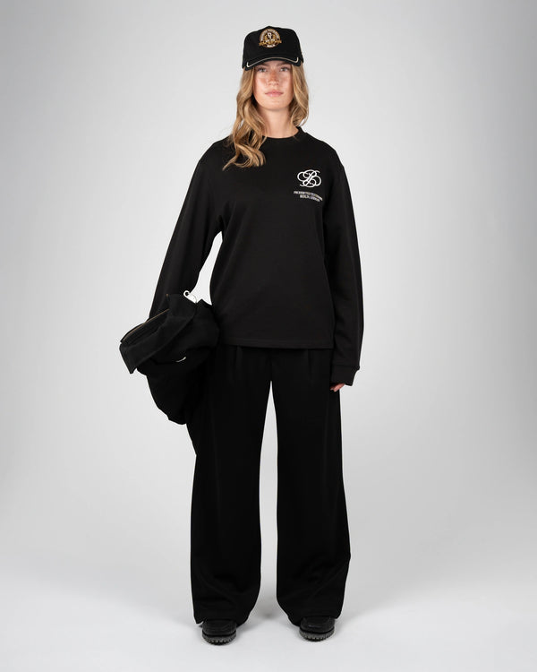 Prohibited Heritage Pleated Pants Zwart