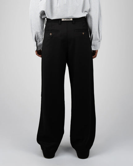 Prohibited Heritage Pleated Pants Zwart