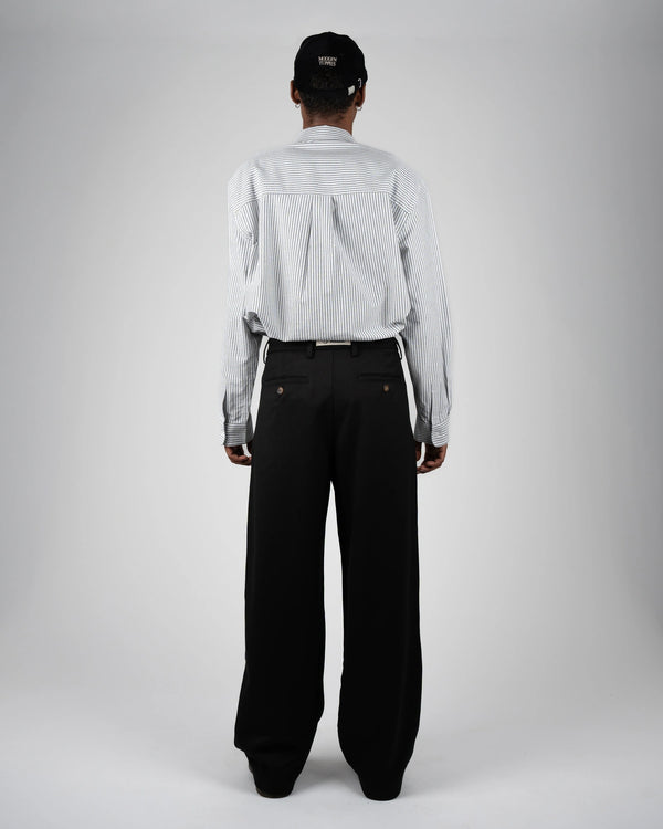 Prohibited Heritage Pleated Pants Zwart