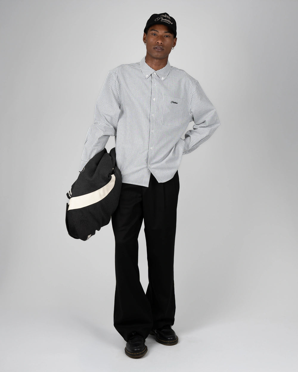 Prohibited Heritage Pleated Pants Zwart