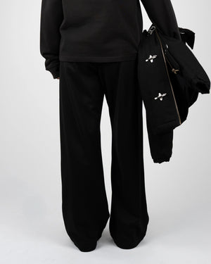 Prohibited Heritage Pleated Pants Zwart
