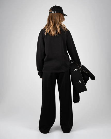 Prohibited Heritage Pleated Pants Zwart
