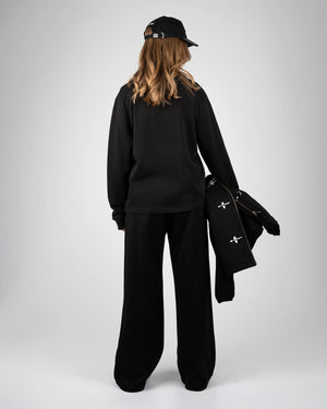 Prohibited Heritage Pleated Pants Zwart