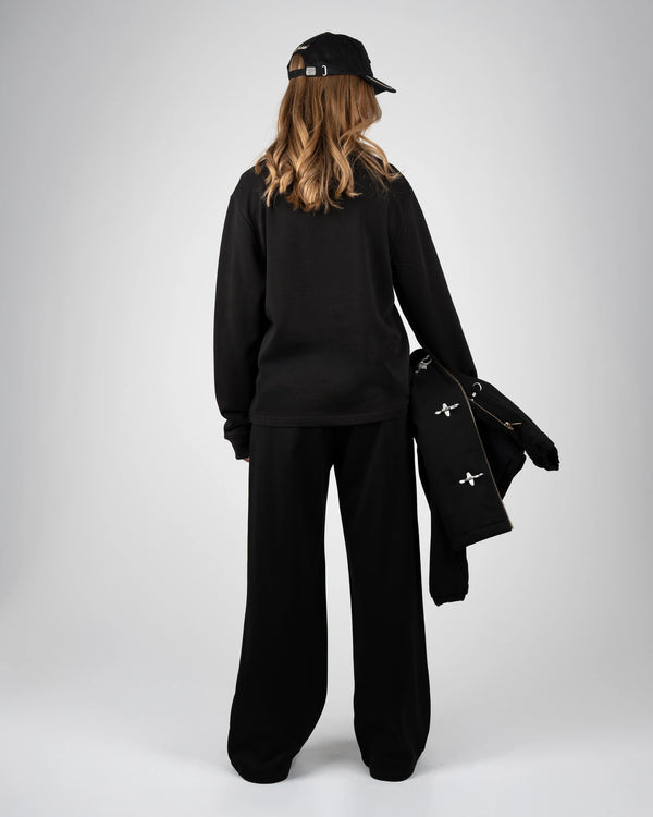 Prohibited Heritage Pleated Pants Zwart