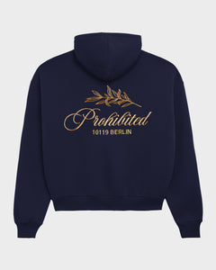 Prohibited PB Leaf Hoodie Donkerblauw