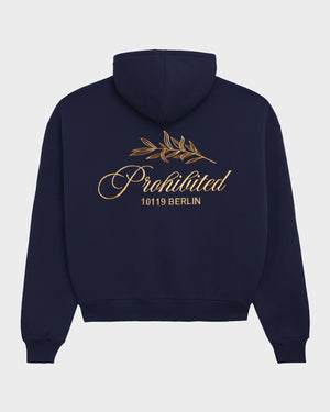 Prohibited PB Leaf Hoodie Donkerblauw