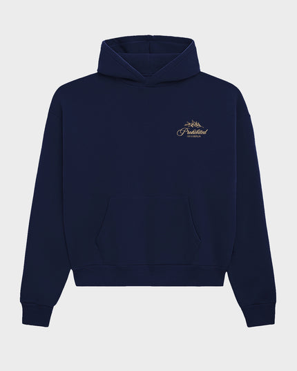 Prohibited PB Leaf Hoodie Donkerblauw