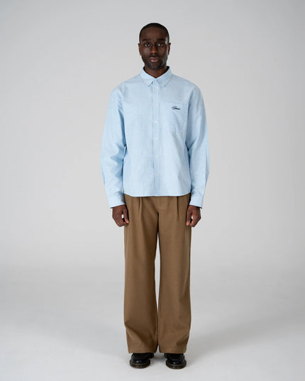 Prohibited The Oxford Button Down Overhemd Blauw